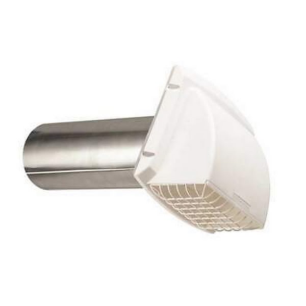 Everbilt 3571115 Wide Mouth Dryer Vent Hood in White