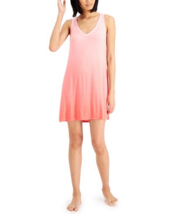 Jenni Printed Tank Chemise Nightgown