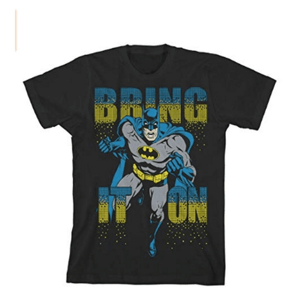 Batman Big Boys Bring It On T-shirt, Black, Size Large