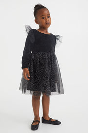 H and M Chenille and Tulle Dress, Size 7–8