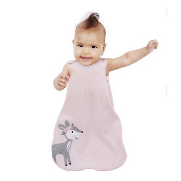 Little Love by Nojo Sweet Deer Fleece Wearable Baby Blanket Bedding