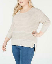 Style & Co Plus Size High-Low Drop-Shoulder Sweater