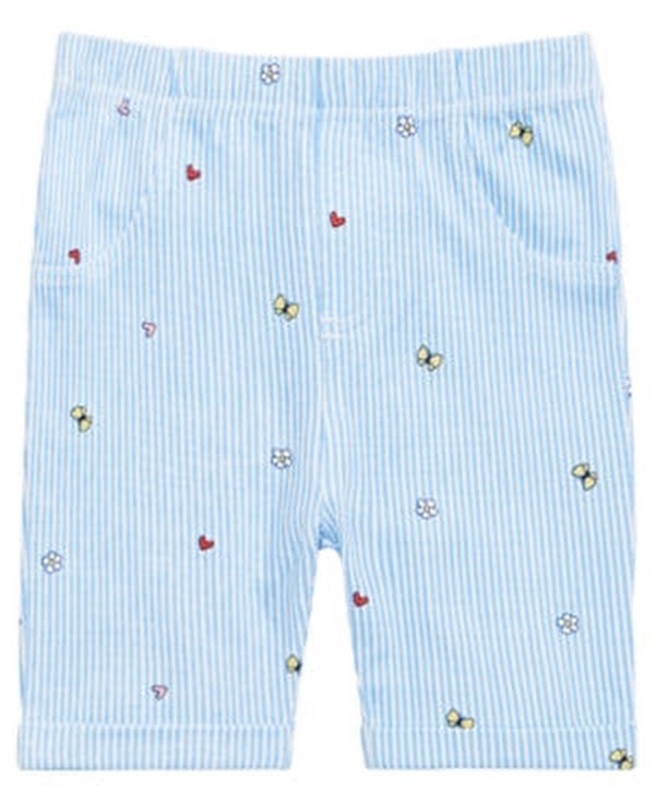 First Impressions Baby Girls Gingham Bermuda Shorts