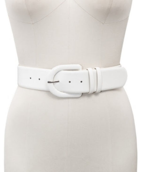 Inc International Concepts Croc-Embossed Stretch Belt With Covered Buckle, S/M