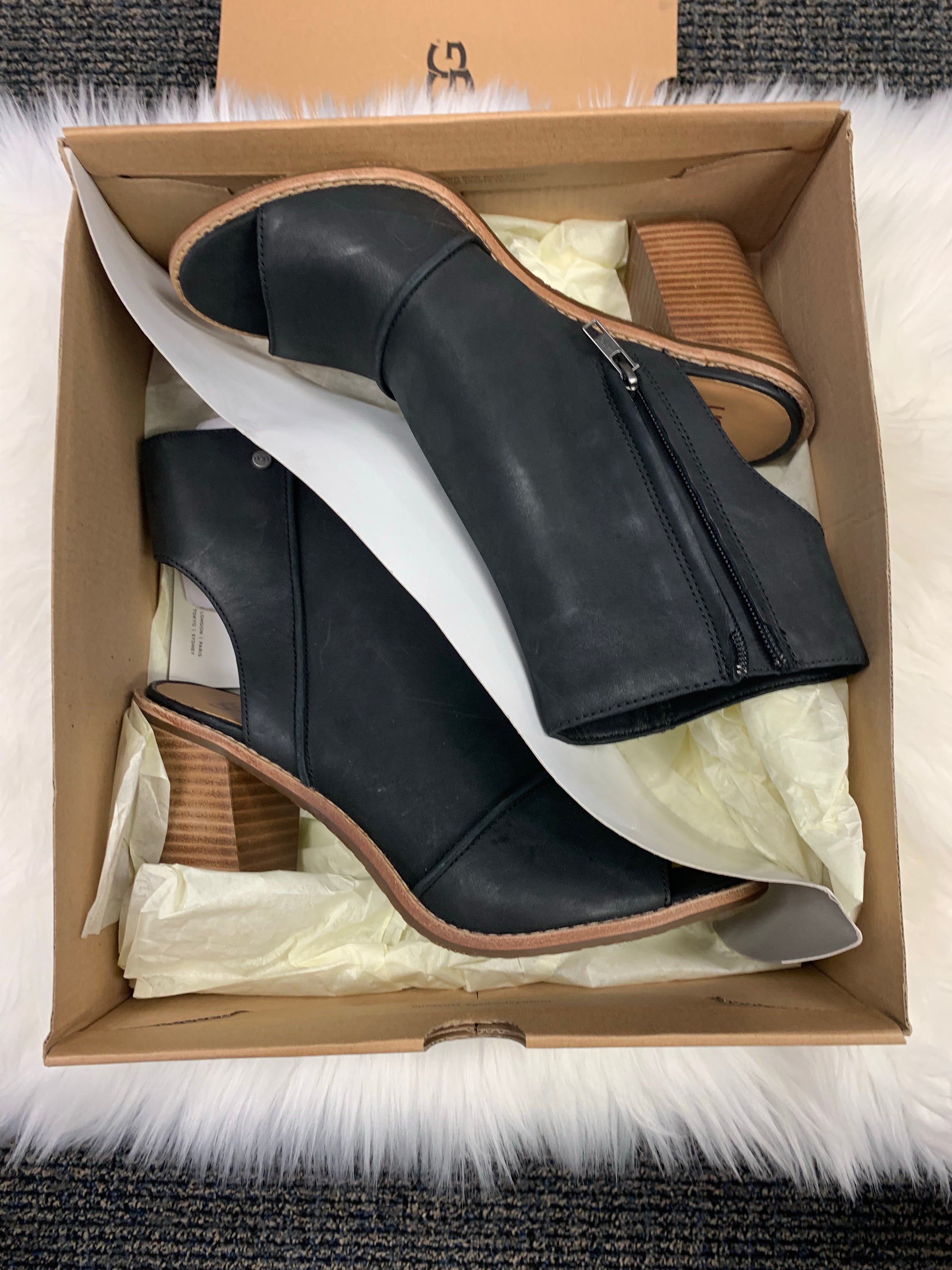 UGG Valencia Peep Toe (Mysterious) High Heels