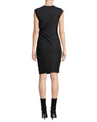 ALEXANDER WANG. T Keyhole Twist Compact Jersey Dress, Size Medium