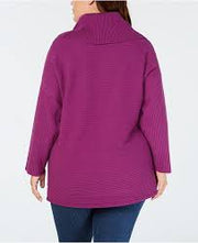 Style & Co Plus Size Cowl-Neck Sweater, Various Colors & Sizes