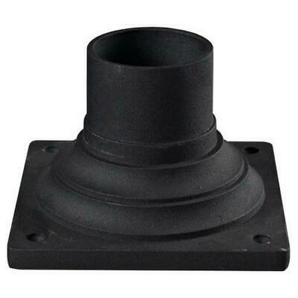 Z-lite Pier Mounts Outdoor Pier Mount 6x6x4 Black