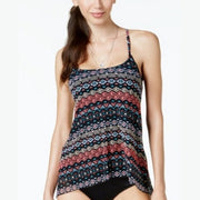 Coco Reef Golden Canyon Layered Tankini Top ,Size 32C