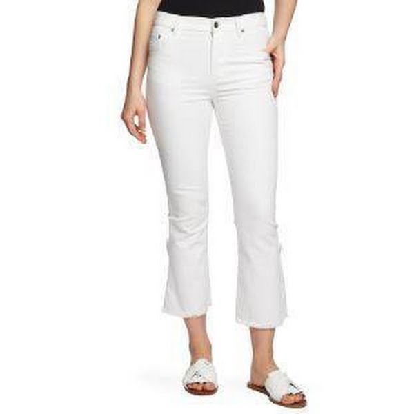 1.state Pinstripe Mini Kick Flare Pants