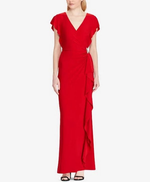 Ralph Lauren Womens Amaria Gown Dress