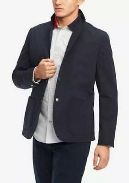 Tommy Hilfiger Mens Grid-Pattern Sport Coat, Size XL