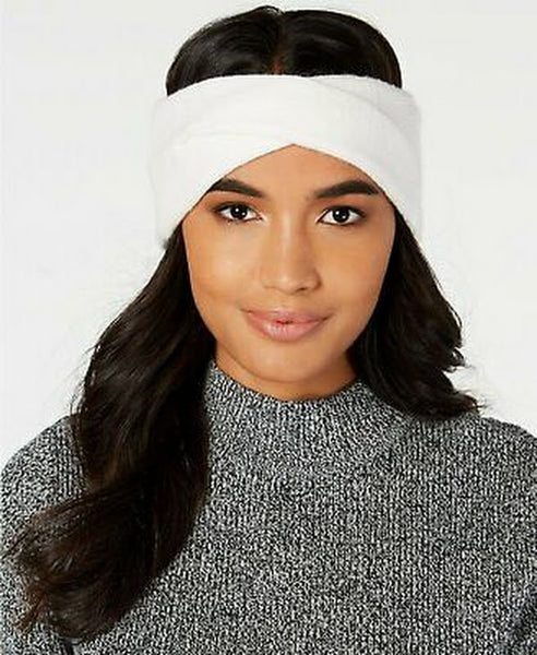 DKNY Twisted Ribbed-Knit Headband