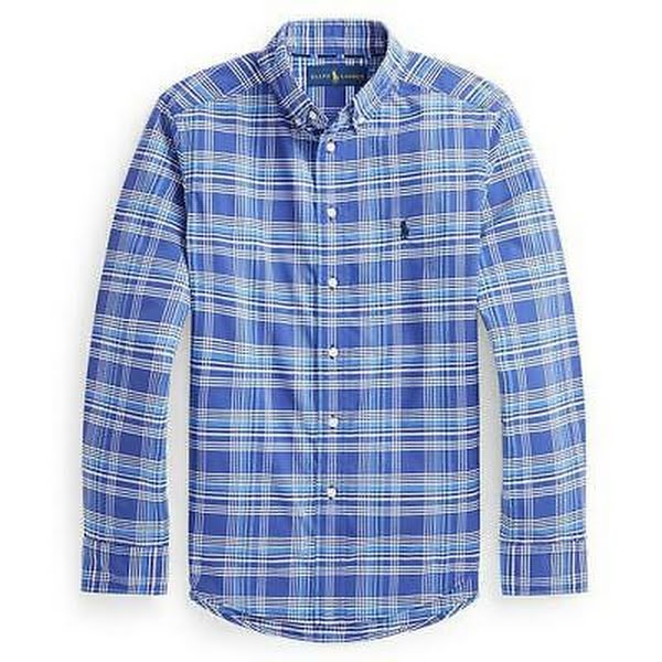 Ralph Lauren Toddler Boys Plaid Performance Poplin Shirt, Size 3