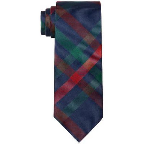 Tommy Hilfiger Men’s Slim Lux Bold Tie – Burgundy