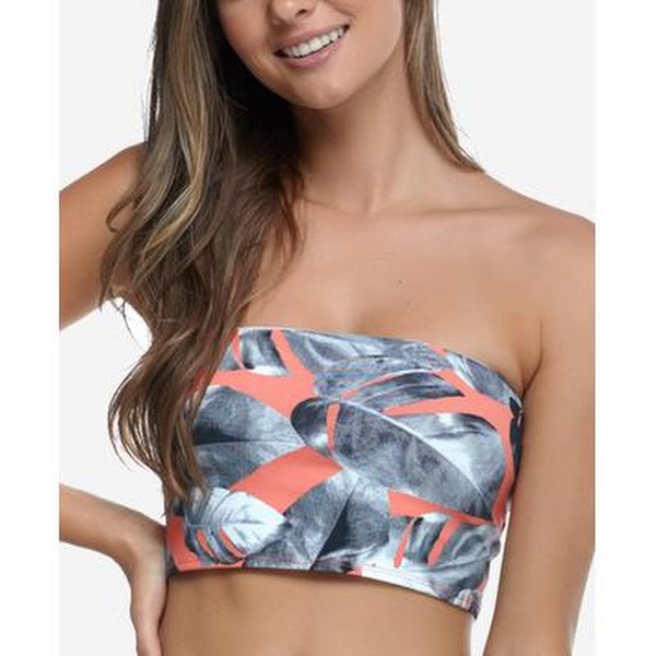 Body Glove Lost Sunrise Tube Swim Top, Size Medium