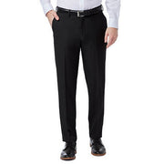 Haggar Mens Premium Comfort Slim-Fit Performance Stretch Flat-Front Dress Pants