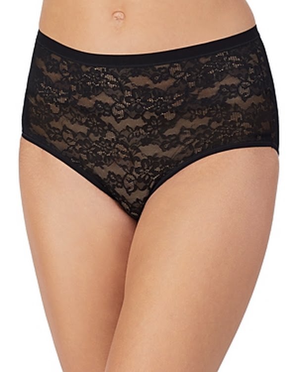 Le Mystere High-Waisted Floral-Lace Brief
