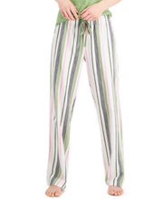 Jenni by Jennifer Moore Womens Striped Cotton Pajama Pants, Size Small