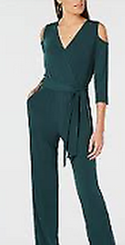 Ny Collection Plus & Petite Size Cutout Wide-Leg Jumpsuit, Size 2XP