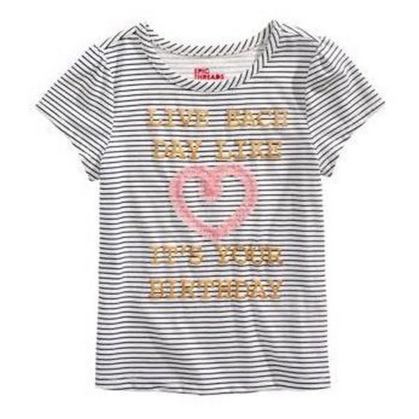 Epic Threads Little Girls Graphic Print T-Shirt