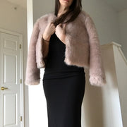 Carolina Belle Faux Fur Coat, Size Small