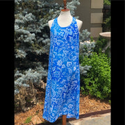 Ralph Lauren Plus Size Floral Sleeveless Scoop Neck Long Dress, 3X
