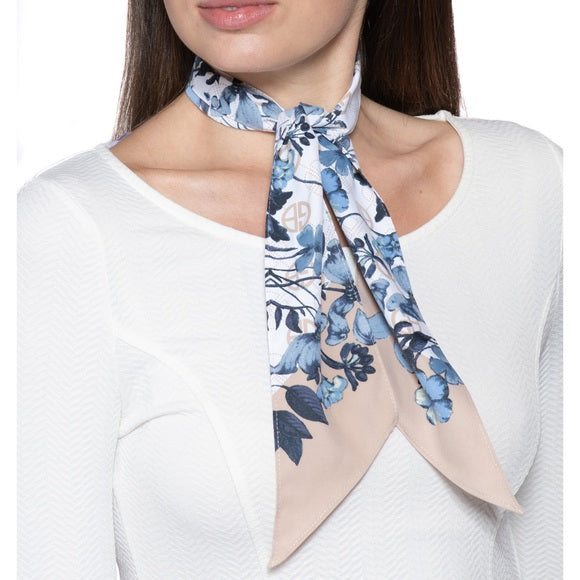 Giani Bernini Logo Floral and Solid Scarf Set 2 Pieces