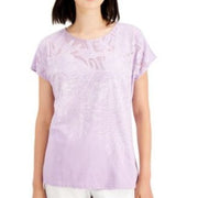 Jm Collection Embroidered Top