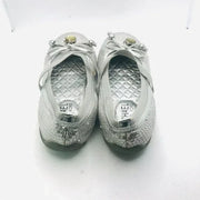 Kids Girls Michael Kors Shoes Michael Kors Silver Sequin Ballet Flat, Size 10