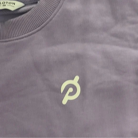 Peloton Purple Crew Neck Sweatshirt, Size Medium