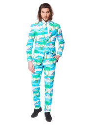 OppoSuits Mens Flaminguy-Party/Costume Suit, Size 50