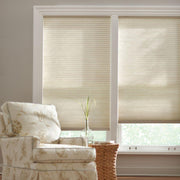 Home Decorators Parchment 48in Drop, Cordless Mid-Light Filtering Cellular Shade
