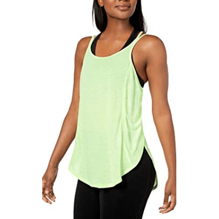 Calvin Klein Racerback Split Hem Performance Athletic Tank Top