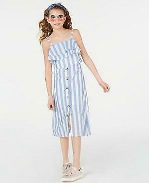 Rare Editions two-piece striped dress, Size 10