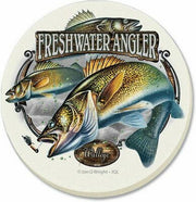 CounterArt Freshwater Angler Absorbent Coasters, Set of 4