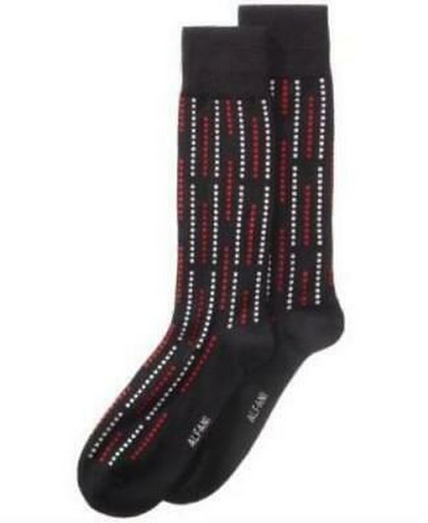 Alfani Mens Patterned Socks