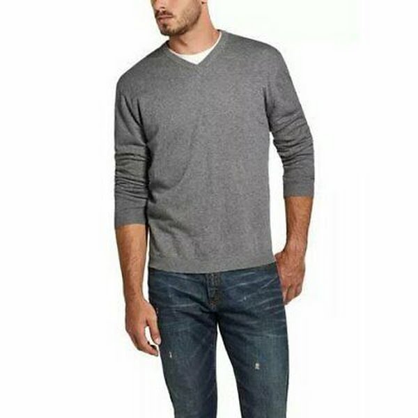 Calvin Klein Mens Ribbed Sweater, Size Small