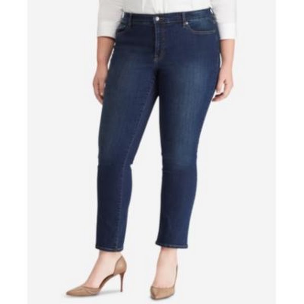 Lauren Ralph Lauren Plus Size Modern Straight Curvy Jeans