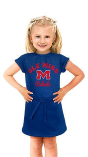 NCAA Mississippi Old Miss Rebels Girls Cold Night Dress, 12-18 Months, Navy