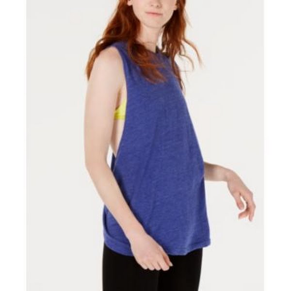 FP Movement by Free People Womens Open Back Criss-Cross Tank Top, Size Small