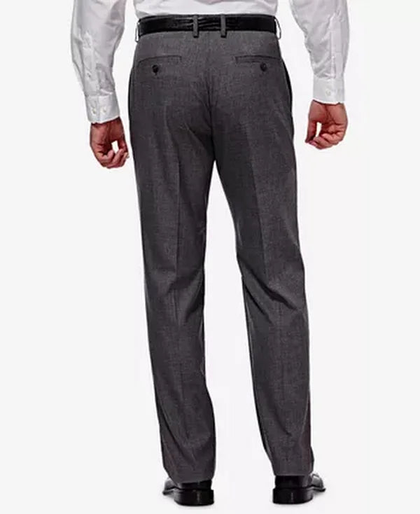 J.M. Haggar Mens Classic/ Regular Fit Stretch Sharkskin Suit Pants, Size 36X30