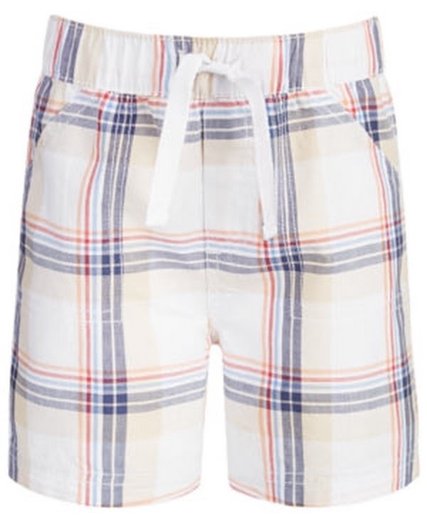 First Impressions Toddler Boys Plaid Cotton Shorts