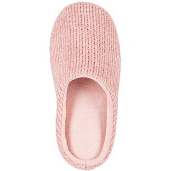 Charter Clubs Chenille-Knit Scuff Slippers, Size Small