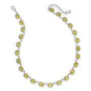 Charter Club Gold-Tone Pave and Stone Collar Necklace