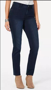 Style & Co Petite Tummy-Control Slim-Leg Jeans