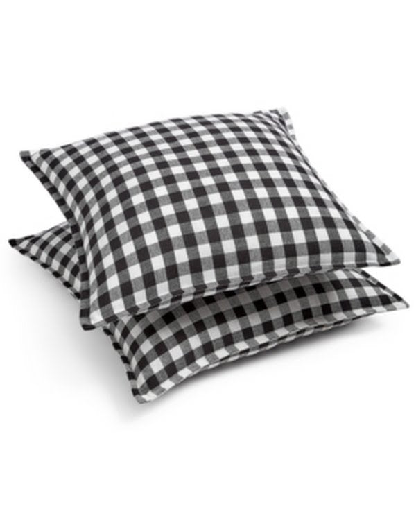 Lacourte Gingham 20″ x 20″ Decorative Pillow 2-Pack