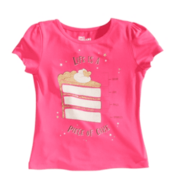 Epic Threads Little Girls Graphic Print T-Shirt