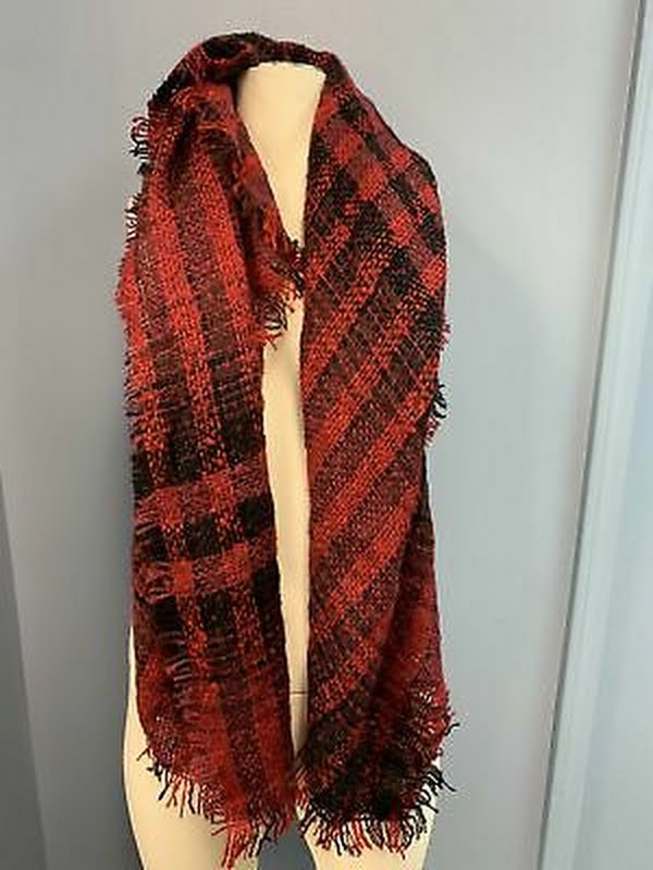 Charter Club Classic Plaid Bouclé Scarf