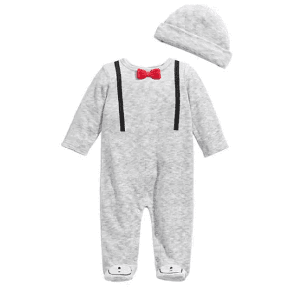 First Impressions Baby Boys Girls 2-Pc. Hat and Footed Coverall Set